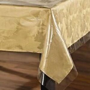 Clear Vinyl Tablecloth Plastic Protector Table Cover Wipe Clean 70" Round